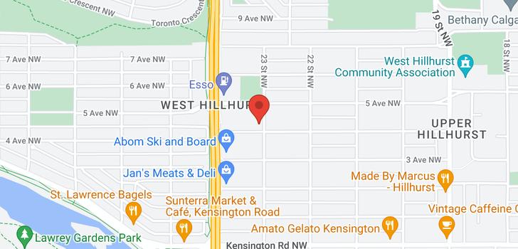 map of 2402 4 Avenue NW
